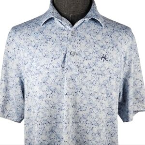 Greg Norman Collection Men's Blue Golf Polo Casual Sport Size L